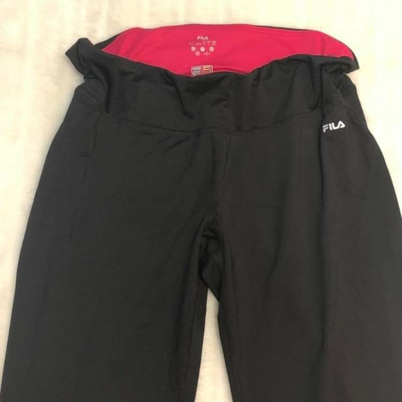 Fila Wide Straight Leg Yoga Track Pants - Picture 3 of 14